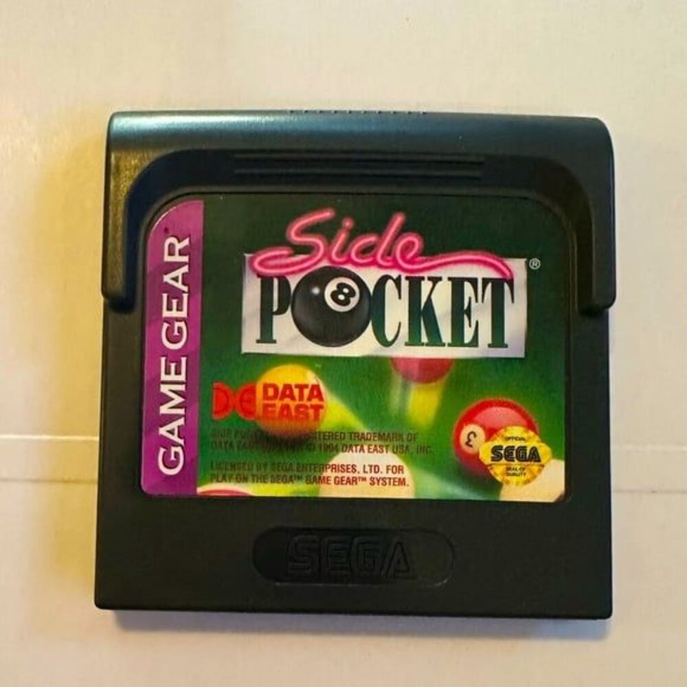 Side Pocket (SEGA Game Gear) Authentic Cart Only in perfect working condition